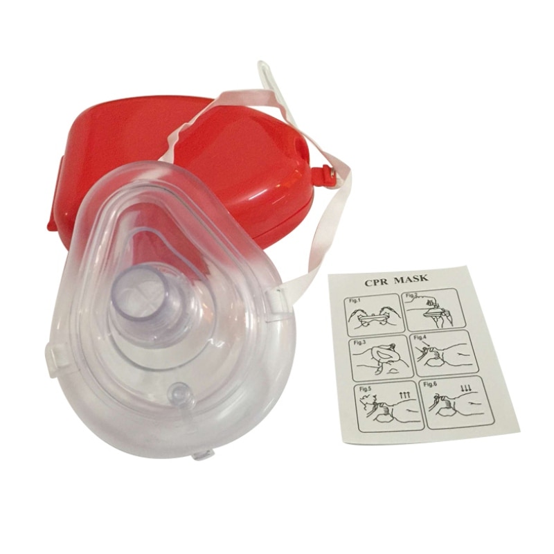Volwassen Baby Cpr Masker Cpr Rescue Ademhaling Masker Draagbare Pocket Zuurstofapparaat Éénrichtingsklep Cpr Ehbo Survival