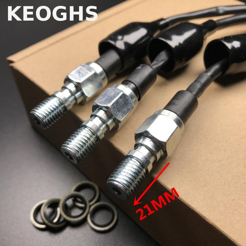 Keoghs motorsykkel hydraulisk bremselysbryter / idrostop / banjo bolt  m10*1.25mm til hovedbremsesylinder til honda yamaha suzuki