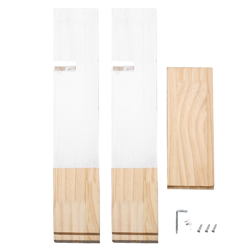Style nordique en bois Triangle étagère mignon couleurs étagère tenture murale Trigon stockage livre étagère maison enfants bébé chambre bricolage décor
