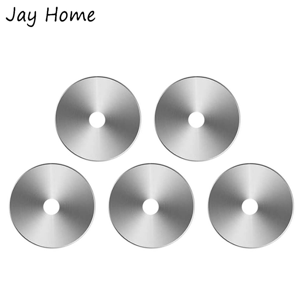 45 MM roestvrijstalen roterende messen voor 45 mm roterende messen Navulling snijgereedschappen voor stof quilten Naaibenodigdheden: Light Grey