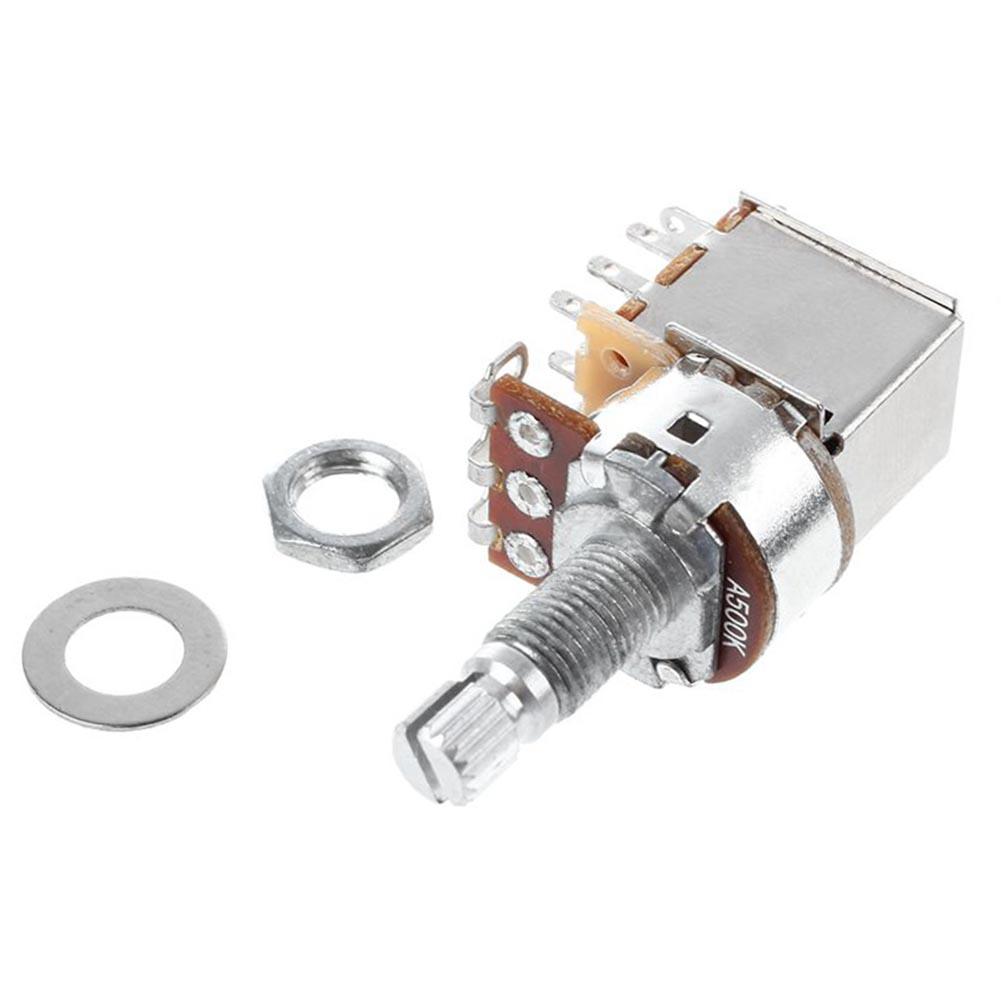 3 Stuks Push Pull Potentiometer Volume Tone As Schakelaar Voor Gitaar Liefhebbers Beginners Elektrische Gitaar Accessoires