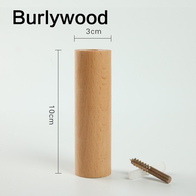 Natuurlijke Hout Kleerhanger Muur Gemonteerde Kapstok Decoratieve Sleutelhouder Hoed Sjaal Handtas Opslag Hanger Badkamer Rack: 3