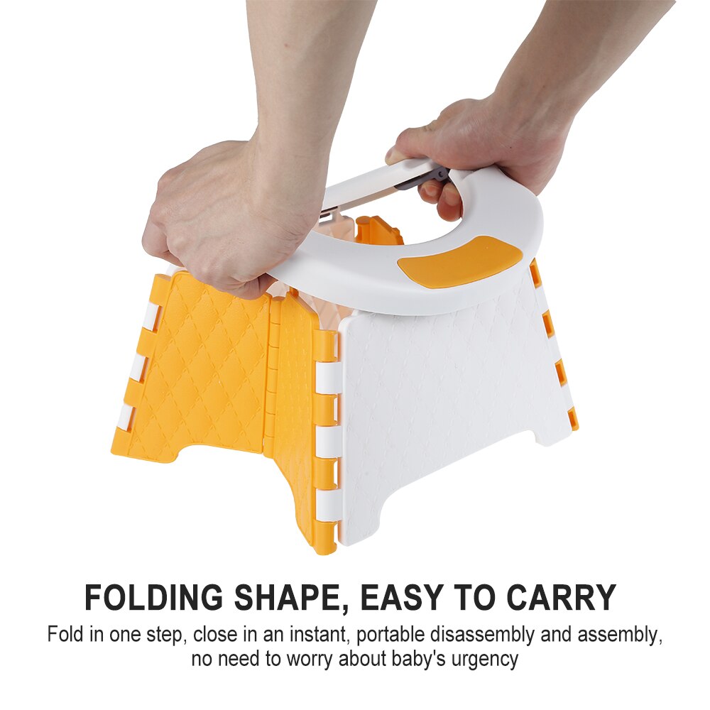 Portable Mobile Baby Folding Toilet Seat Potty Training Seat No-clean Children's Potty Urinal Indoor And Outdoor Toilet Seat