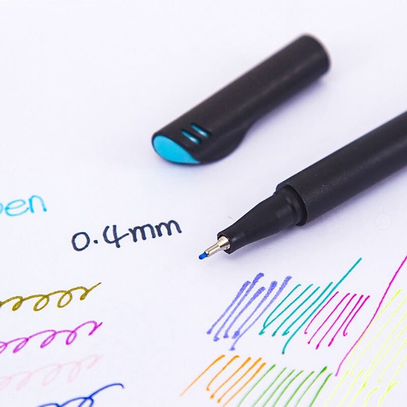 -Colorful Neutral Marker Pen Pens for School Office Pen Set Kawaii Ink Pen Art Supplies Cute