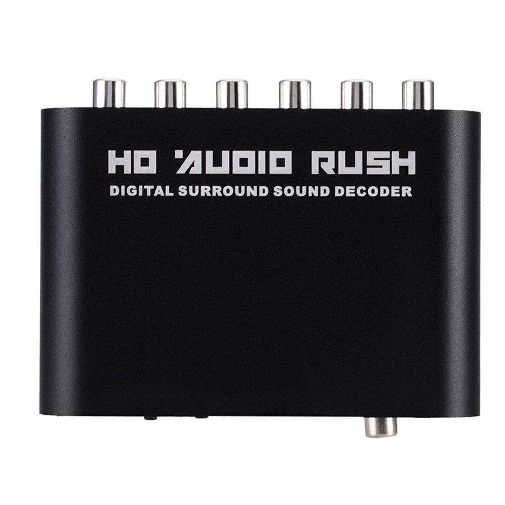 1 set digitaler koaxial-rca-hd-audio-rush- 5.1- decoder  ac3 surround-sound-konverter