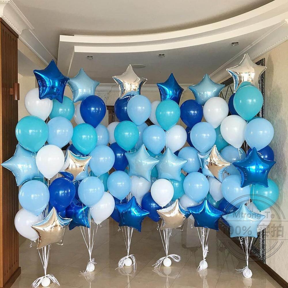 Rosa guld ballonger stjärna hjärta folie ballong bröllop födelsedag dekorationer transparent konfetti ballong födelsedagsfest dekoration