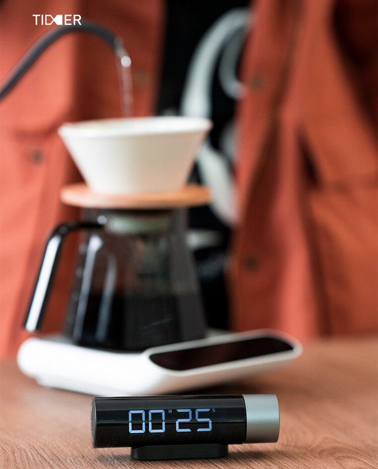 Coffee Timer LED Magnetic Portable Electronic Countdown Timer Alarm Clock Kitchen Reminder