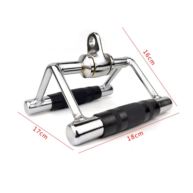 Accesorio de Cable con mango en V, doble fila de 2,5 kg, multirotación, accesorios de cuerda extraíble para gimnasio, culturismo, bíceps, tríceps, barra de agarre