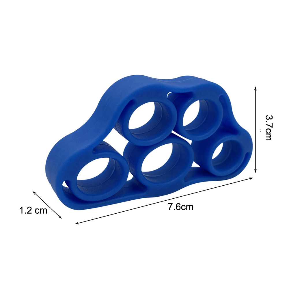 Hand greifer Silikon Finger Expander Übungs griff ziehen Ring Band Handgelenk Kraft Trainer Finger Trainer Widerstand Fitness: Gelb