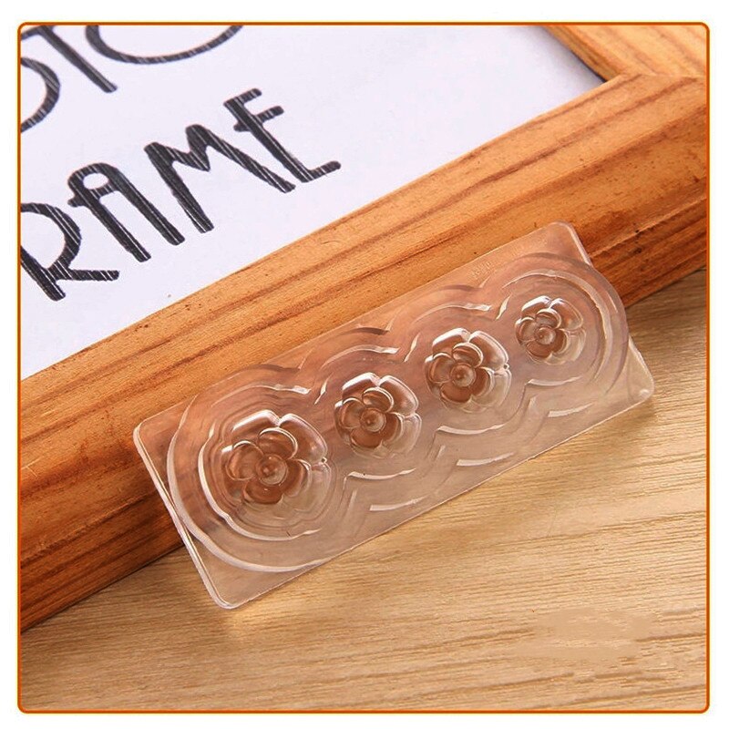 Manikyr gravyr mall silikon manikyr mall kit tjock 3d polering nail art diy dekorationsverktyg form set: J