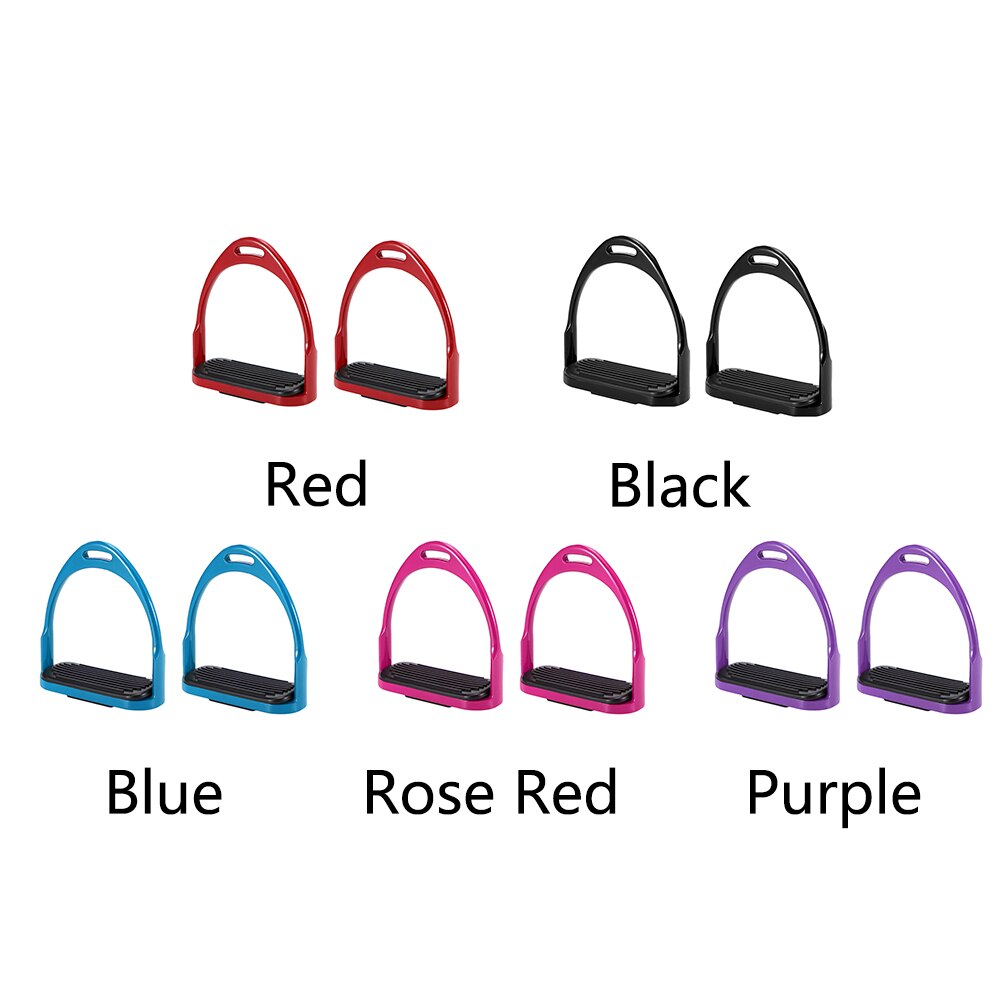 1pair Safety Equipment Rider Protection Wide Track Non Slip Riding Accessories Horse Stirrup Outdoor Aluminum Pedal Comfortable