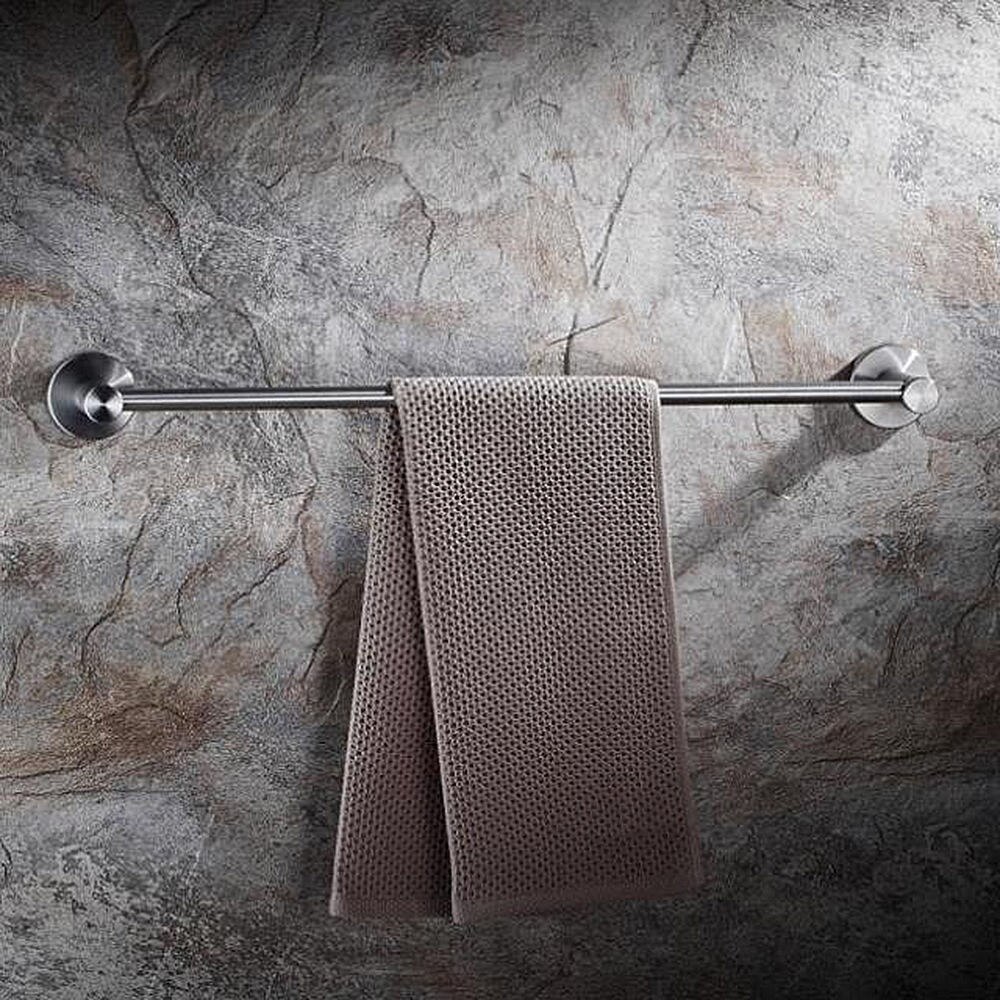 Rustfritt stål vakuum sugekopp håndklestang holder for bad vakuum sugekopp håndklestativ