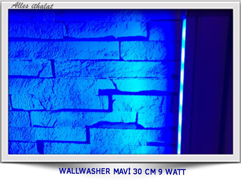 Wallwasher Blauw 30 Cm 9 Watt