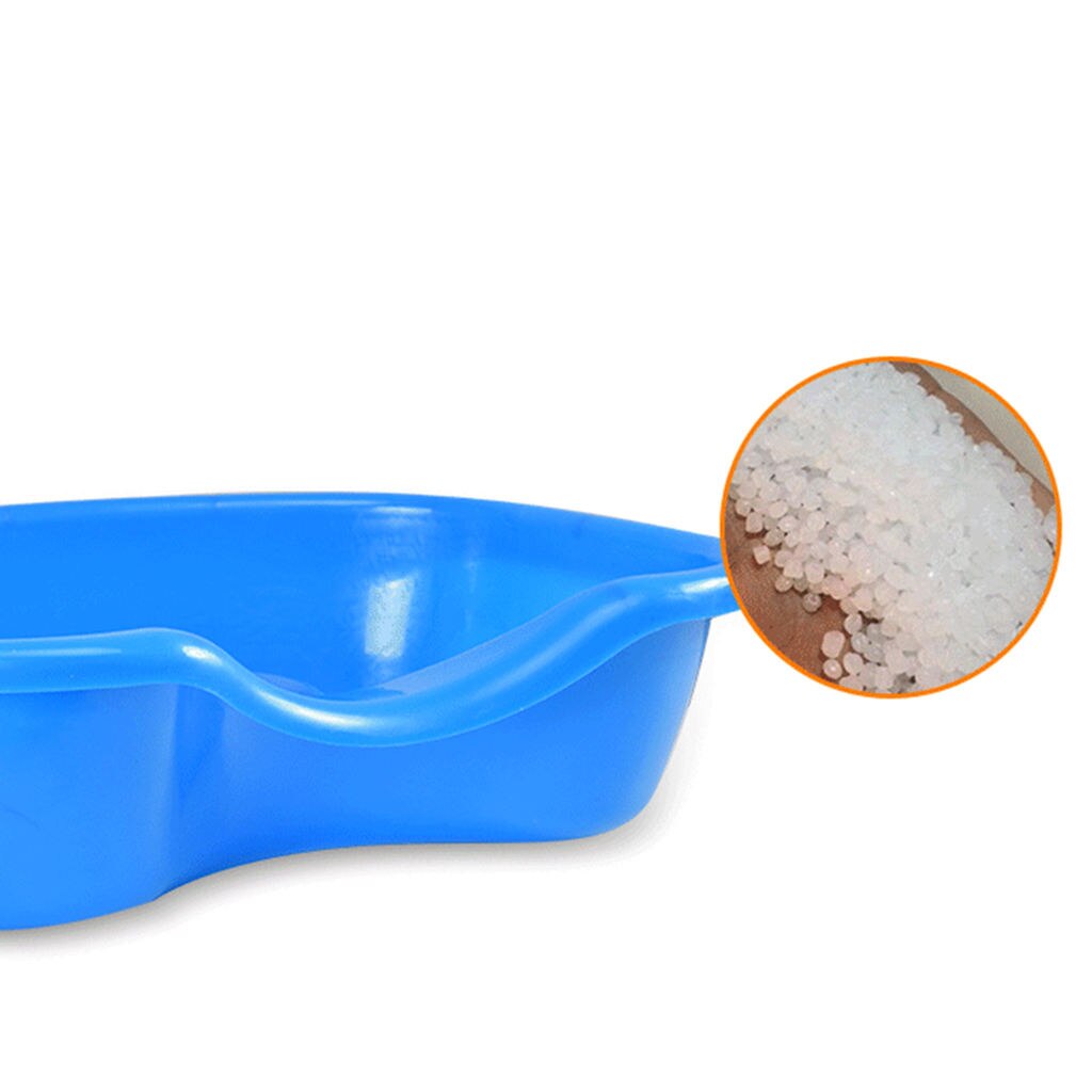 Stabile Tragbare Bett Shampoo Becken Shampoo Fach Handy, Mobiltelefon Dusche Kopf Kissen für Haar Waschen Nacht Behinderte Art Blau