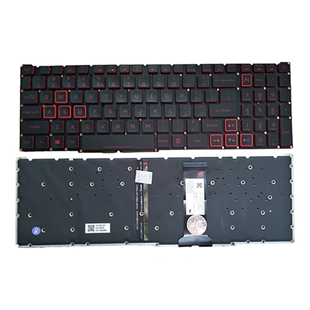 US keyboard with Backlit For Acer Nitro 5 AN515-54 AN515-43 AN517-51 AN715-51
