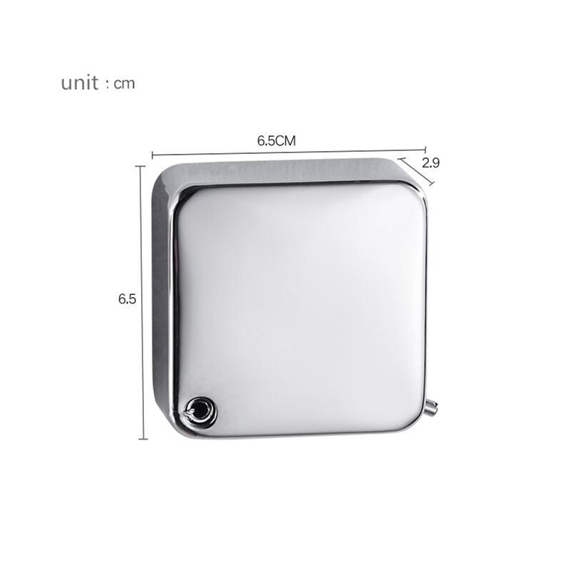 Portable Stainless Steel Retractable Clothesline Indoor Outdoor Laundry Hanger Clothes Dryer Organizer Clothes Drying Rack Rope