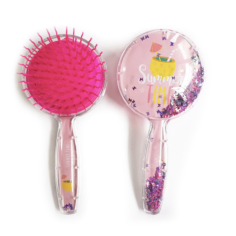 Baby Meisje Haar Borstel Anti-Statische Massage Kammen Cartoon Prinses Haar Kinderen Borstel Mooie Baby Meisje Care Haar Kam haar Accessoires: S10