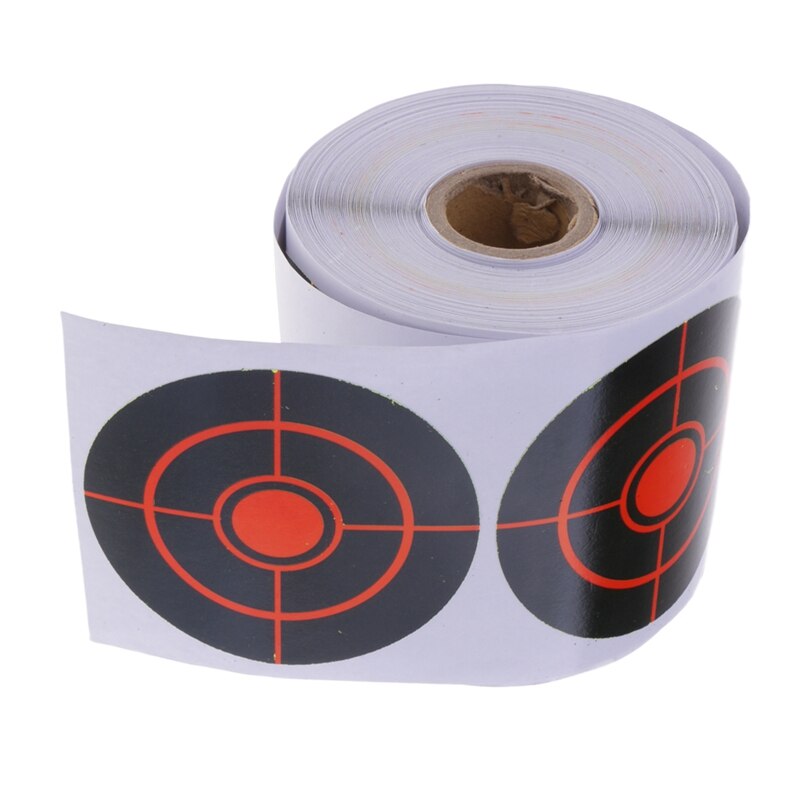 250Pcs Roll Lijm Doel Diameter 7.5 Cm Ploetert Doel Stickers Set Voor Outdoor En Indoor Sport