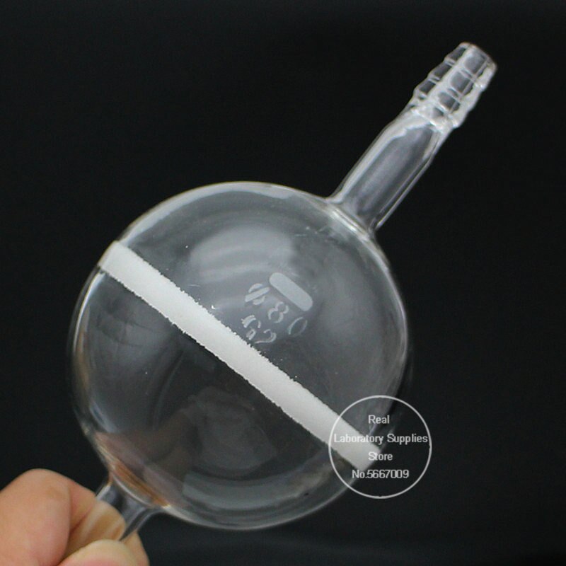 1 PIÈCES De Verre de Laboratoire de 30mm À 120mm Verre Filtre À Noyau De Sable Boule Entonnoir, Verre Chimie Filtre Sphérique Verrerie