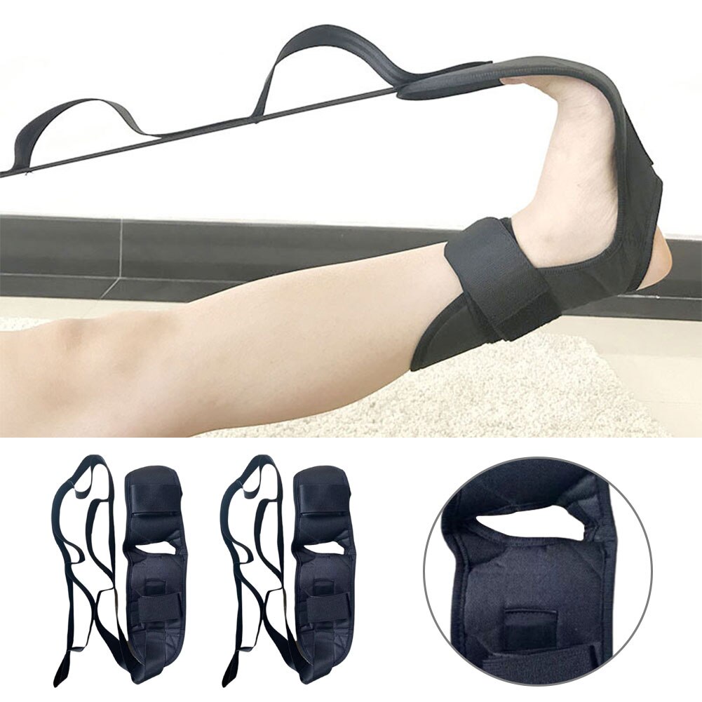 Training Plantar Fasciitis Exercise Workouts Foot Flexibility Stretch Strap Yoga Belt With Loop Portable Legs Rehabilitation