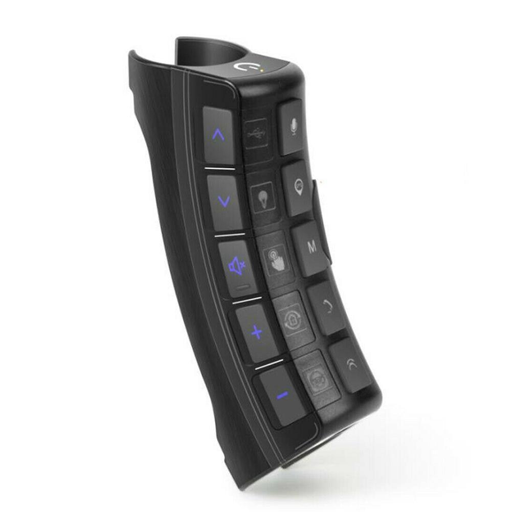 Universele Auto Stuurwiel Knop Bluetooth Remote Automobiel Controller 10-Key Auto Inbouwen Controle Accessoires Ontvangen Q1R3