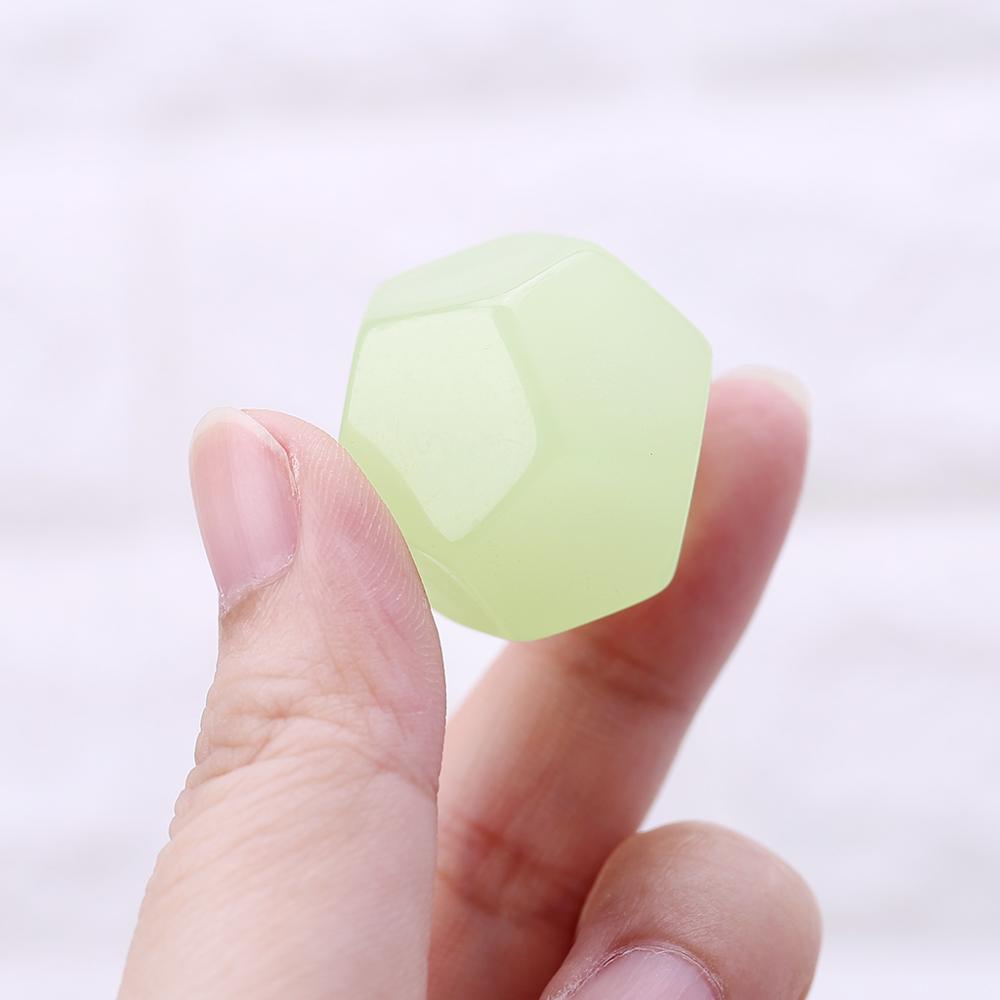 10 pièces D12 Polyédrique Dés Lumineux Dés Blanc Pour RPG MTG