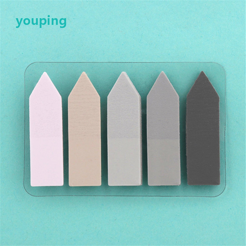 Notes autocollantes transparentes pour bloc-notes, marqueur de signet, mémo autocollant, papier de bureau, fournitures scolaires pour étudiants