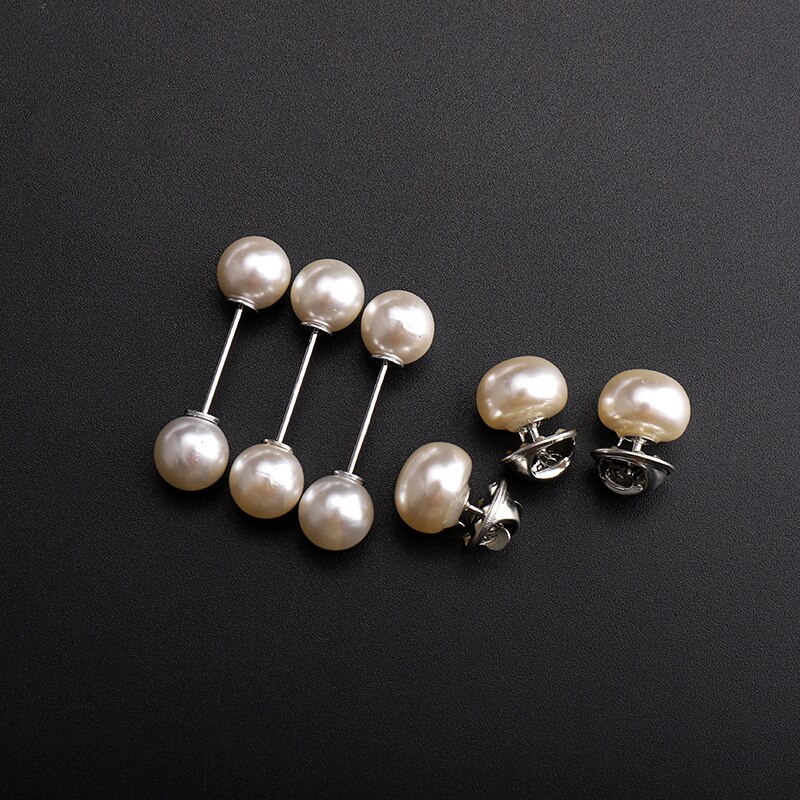 3 stk perlebroche metal vintage kvinder pige charmingexquisite krave revers pin pin smykker fest tøj tilbehør: 5