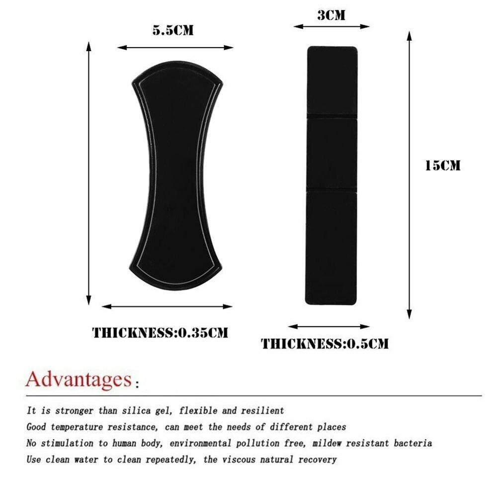 Nano Rubber Telefoon Houder Gel Pad Anti-Slip Herbruikbare Car Mount Tablet Fixeren Sticker Ondersteuning Standsmartphone A6S4
