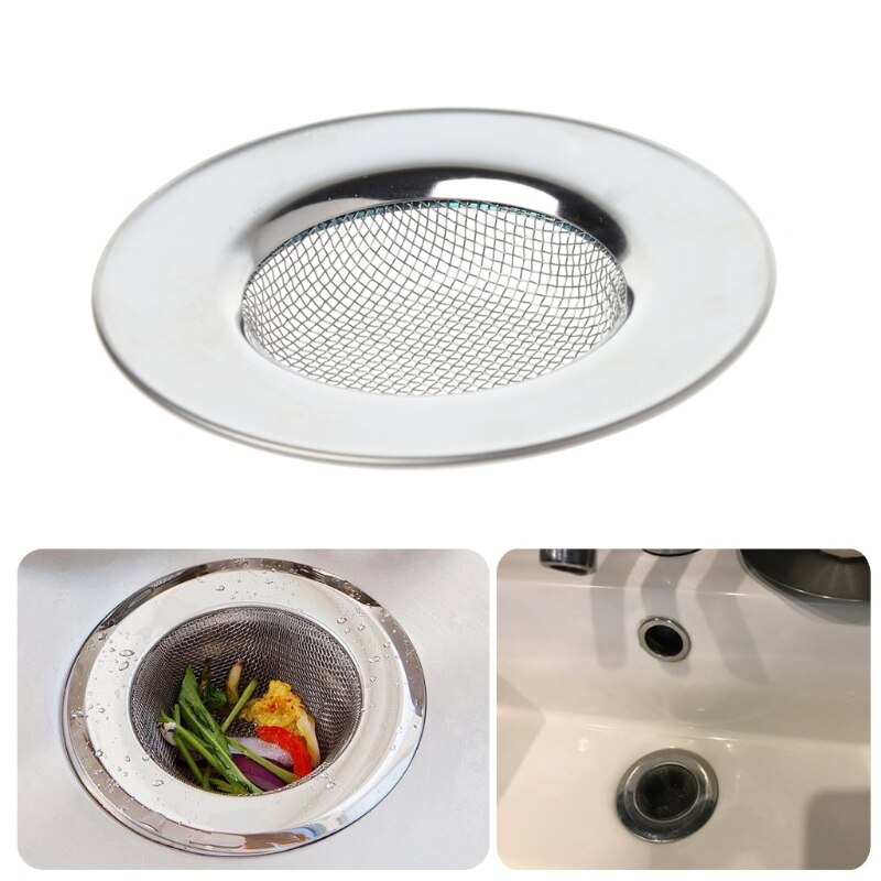 Mesh Kitchen Stainless Steel Sink Strainer Disposer Plug Drain Stopper Filter
