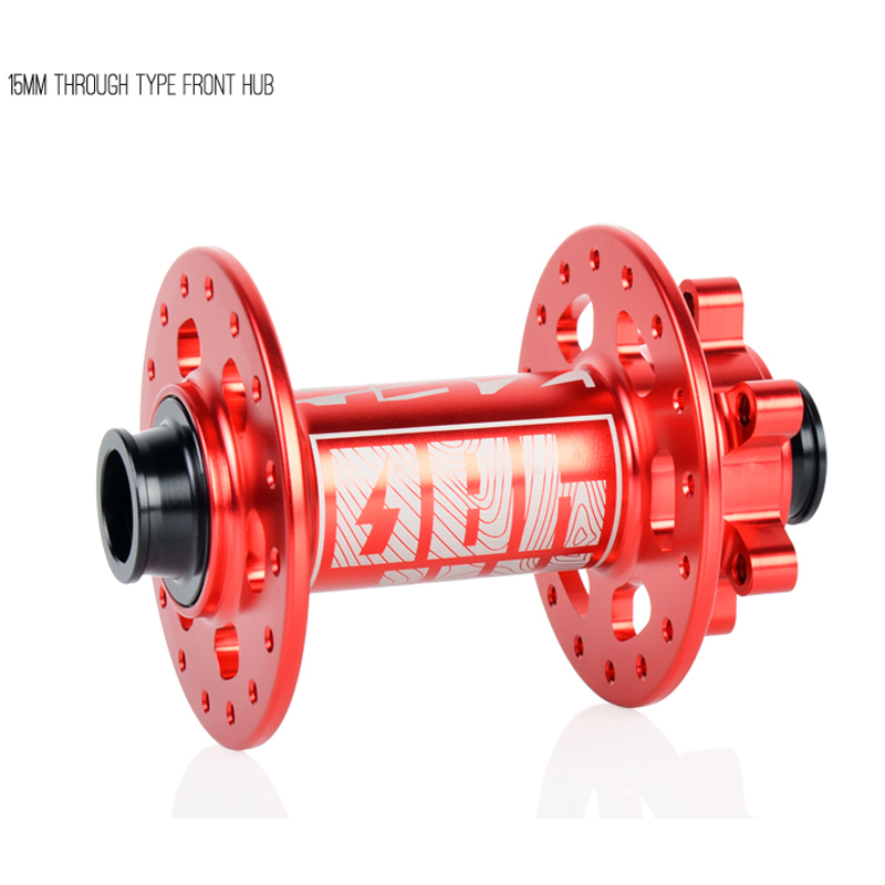 Koozer  mf480 32 gaten 2 lagers mountainbike voornaven schijfrem 9 x 100mm 15mm steekas mtb bmx fiets naaf