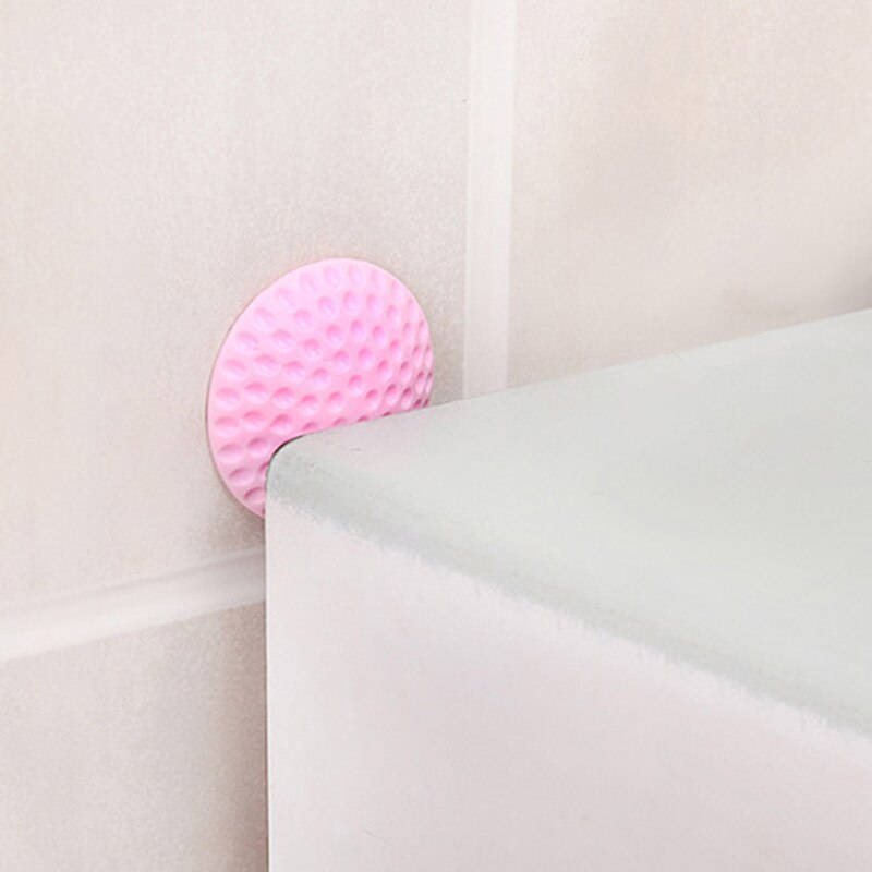 1 pièces muet Protection de sécurité poignée de porte mur Crash épaississement autocollants tampons de Protection mur bouton Mat directe