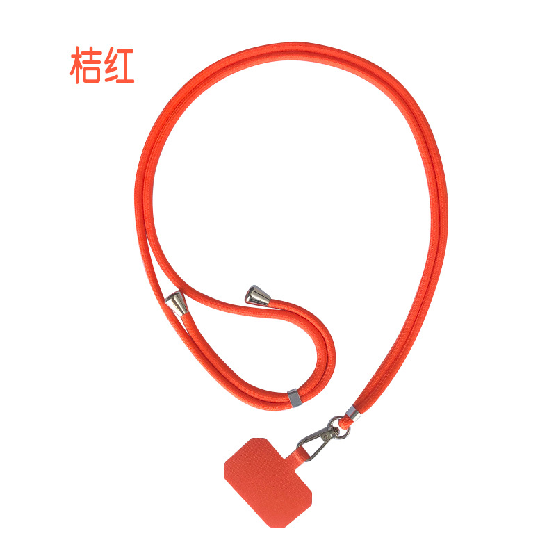 Cordón ajustable Universal para teléfono móvil, correas para colgar en el cuello, cordones antipérdida, accesorios para teléfono móvil, 150cm: Rose Gold