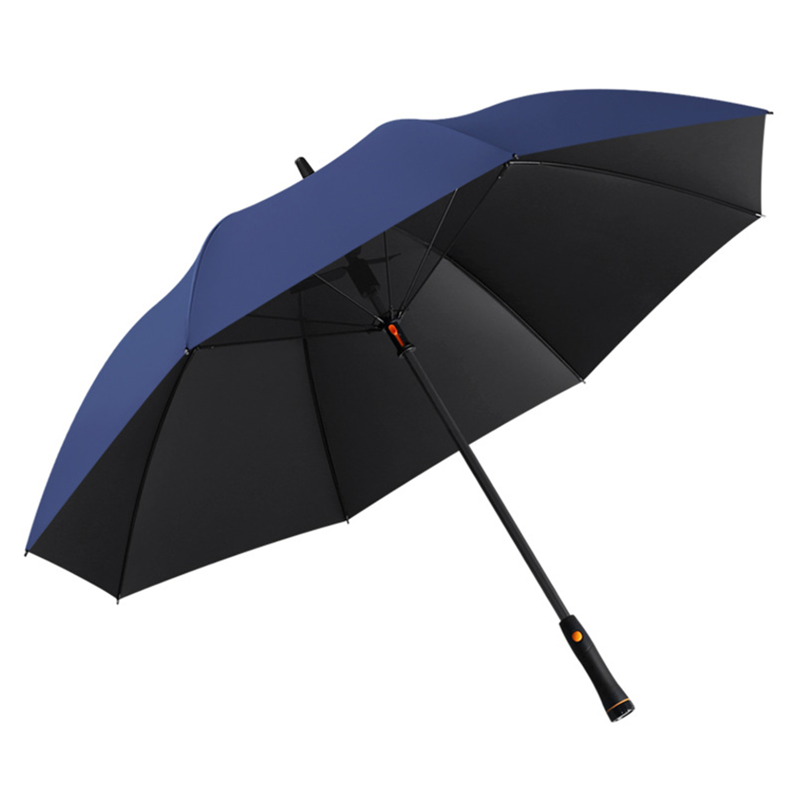 Ajoaniyauboedad Grote waaierparaplu 100% UV-blokkerende parasol Wind- en waterbestendig Lange steel 양oji UV-bescherming Strandgolfparaplu: Rood