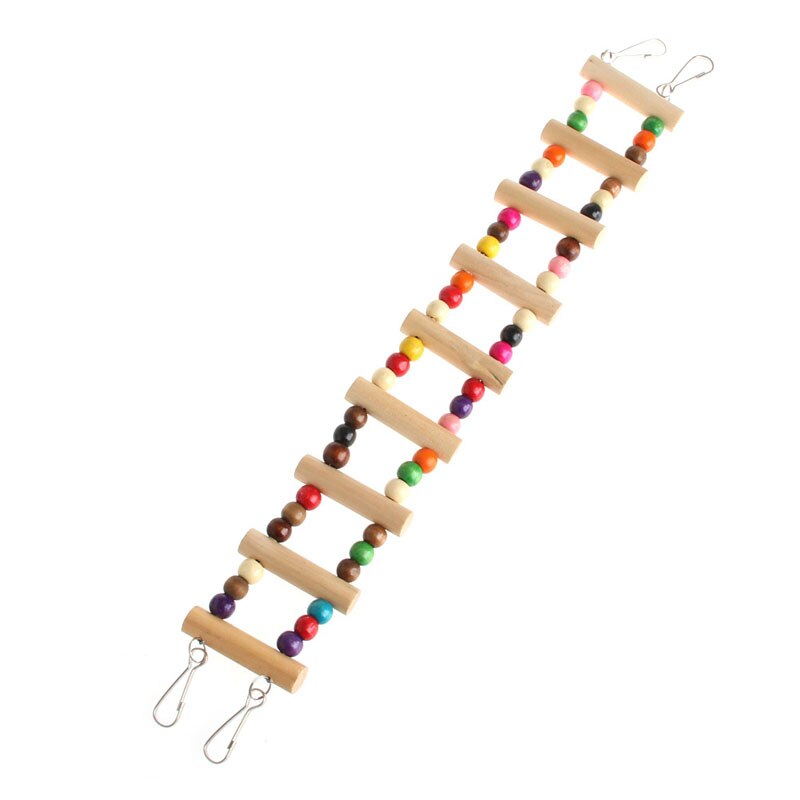 Vogels Swing Houten Brug Ladder Klim Valkparkiet Parkiet Budgie Papegaai Speelgoed: 39cm