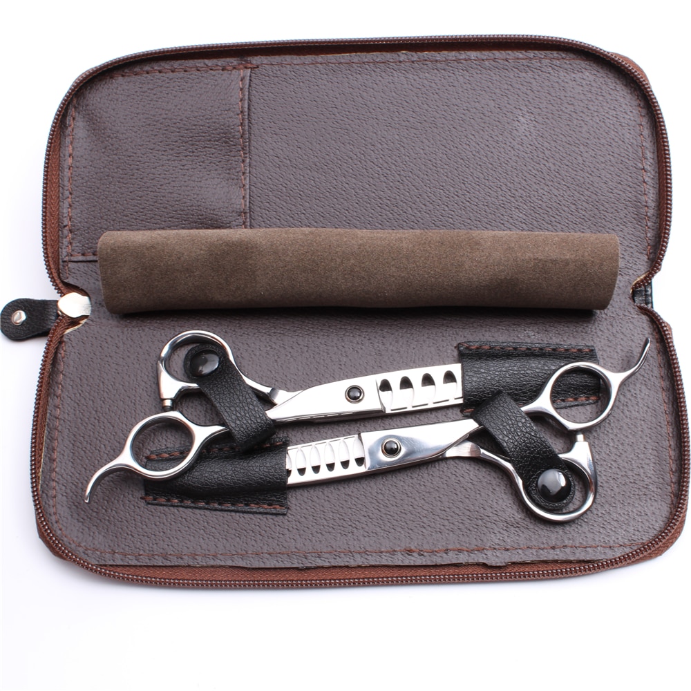 Leather Case Hairdressing Scissors Bag Barber Salon Holster Pouch
