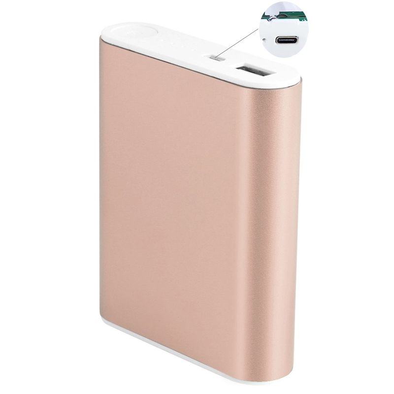 DIY Power Bank 4x 18650 Battery Box Case Kit Universal USB Charger with Battery Indicator for Smartphone Mobile Phones: gold