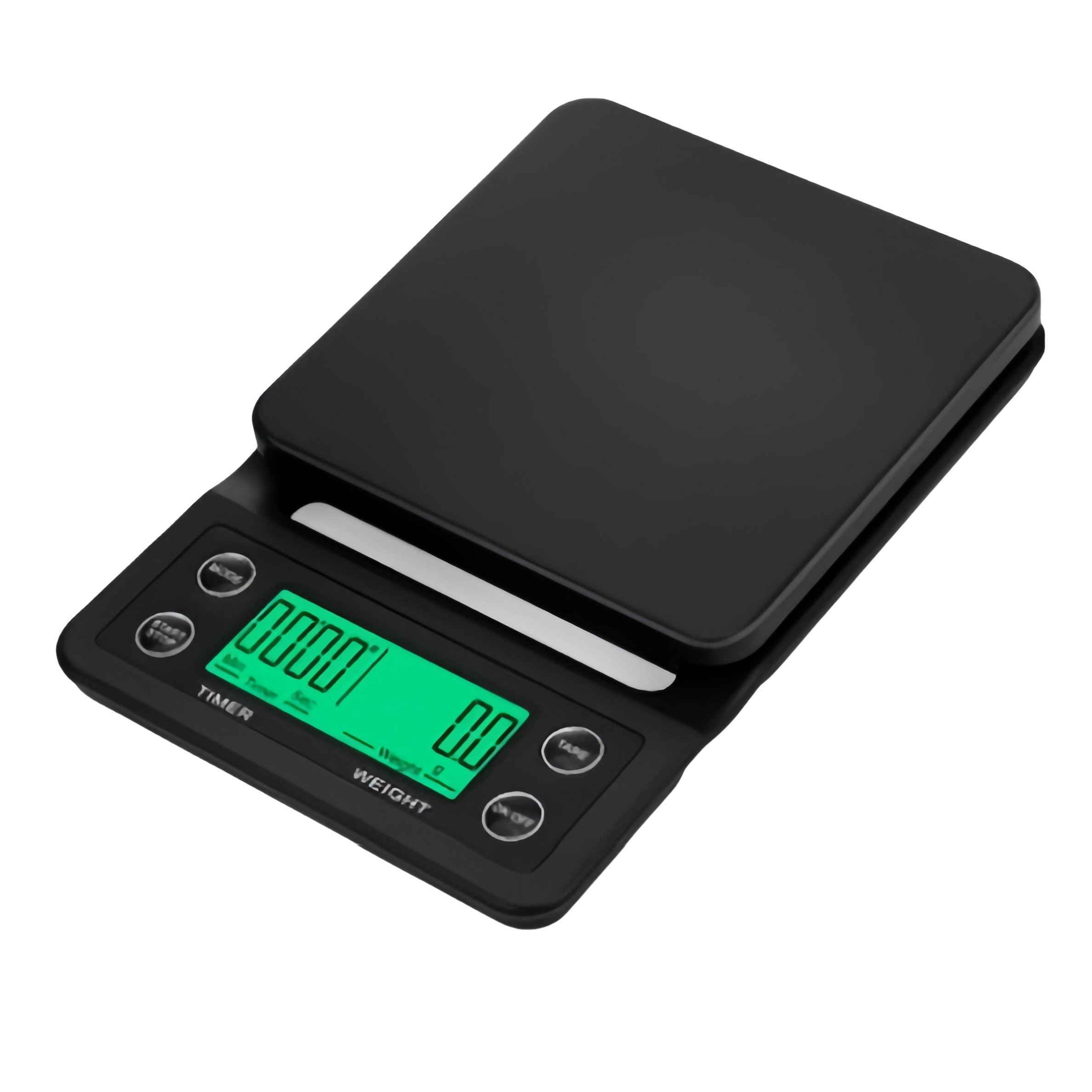 Home Timer Coffee Scale,Kitchen Scale 3kg Precision 0.1g,Hi-definition Backlight Display,Unit:g/ml/oz/lb Balanza Digital Cocina