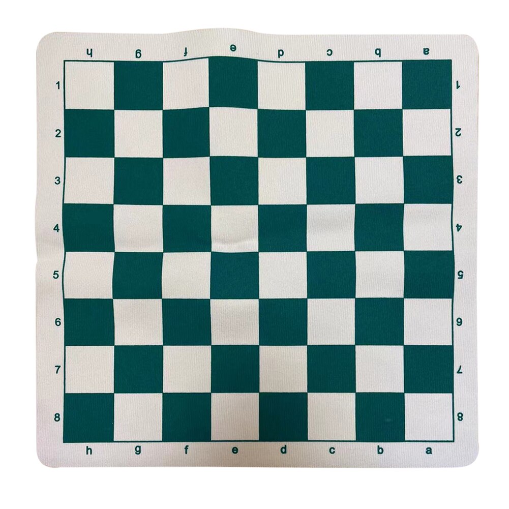 1PC PU Leather Tournament Educational Chess Board Portable Foldable For Children&#39;S Educational Games Chessboard Without chess