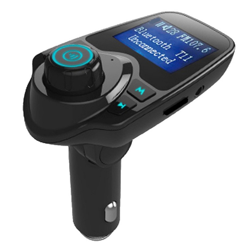Bluetooth Draadloze Auto Mp3 Speler Handsfree Car Kit Fm-zender A2DP 5 V 2.1A USB Charger Lcd-scherm Auto FM modulator EEN