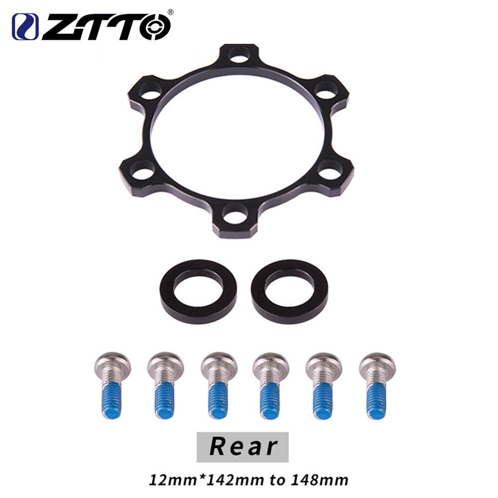 Ztto cykel boost nav adapter skift 12 x 142 to 148 15 x 100 to 110 110 148 cykel hub afstandsskive 6 bolt standard gennem aksel 15mm: Boost bageste