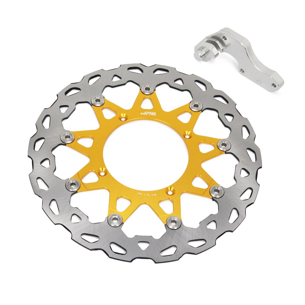 Motorcycle 320mm Front Floating Brake Disc Rotor And Bracket For SUZUKI RMZ250 2007 RMZ 450 2005 RMX 450