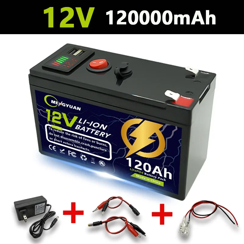 12V 150Ah LiFeP04 Batterie Deep Cycle Lithiumbatterie 30A BMS 6000+ Zyklen Perfekt für Solar-Fischfinder Power Wheel Boat Home RV