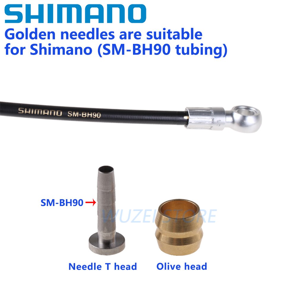 Shimano sm -bh59 bh90 pyörän jarruletku hydraulinen levyjarru oliivi liitäntä sisäosat holkki ja neula jarruletkusarja