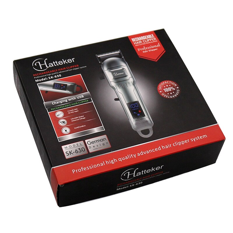 Professionele Verstelbare Grooming Tondeuse Sterke Elektrische Tondeuse Digitale Display Haar Snijder Kapper Machine Set