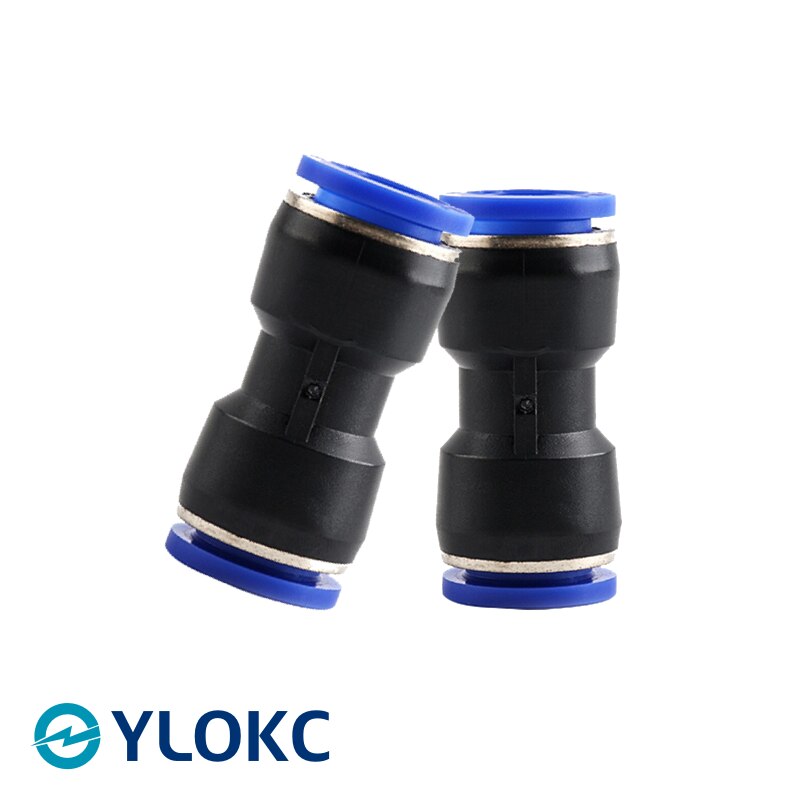 Pneumatic Fittings Plastic Tube Connector PU 4mm 6mm 8mm 10mm 12mm 14mm 16mmAir /Water Hose Push In Straight Gas Quick Connector