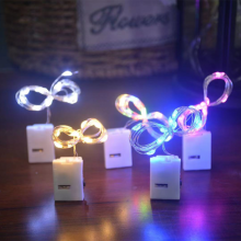 Guirlande lumineuse LED clignotante intelligente, 5 pièces, décoration pour noël, mariage, fête, Restaurant, lumières rapides et lentes, avec 3 piles boutons