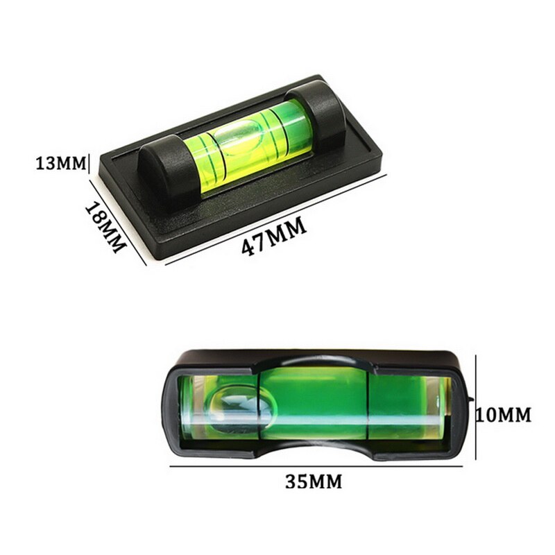 Mini Measurement Magnetic Bubble Spirit Level Magnet Hole Hanging TV Hanger Spirit Level Accessories Balance Tools