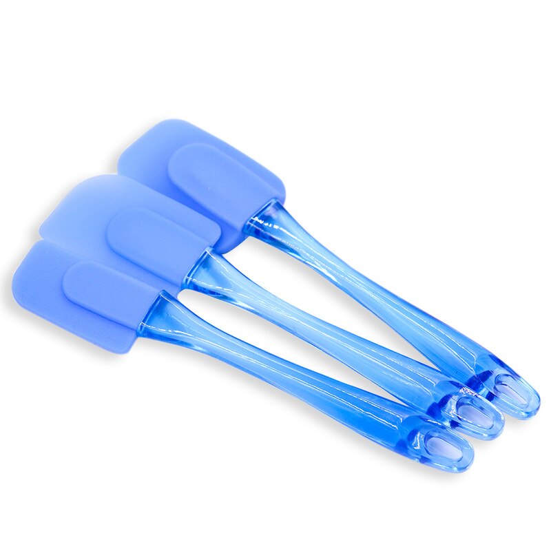 Long Handle Cake Cream Butter Silicone Spatula Mixing Batter Scraper Baking Pastry Tools Set Bakeware Kitchen Accessories