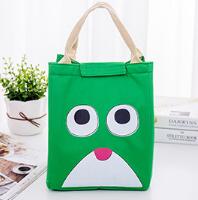 Cartoon Expression Portable Convenience Insulation Package Student Insulation Lunch Package Outdoor Picnic Waterproof Ice Pack: 2